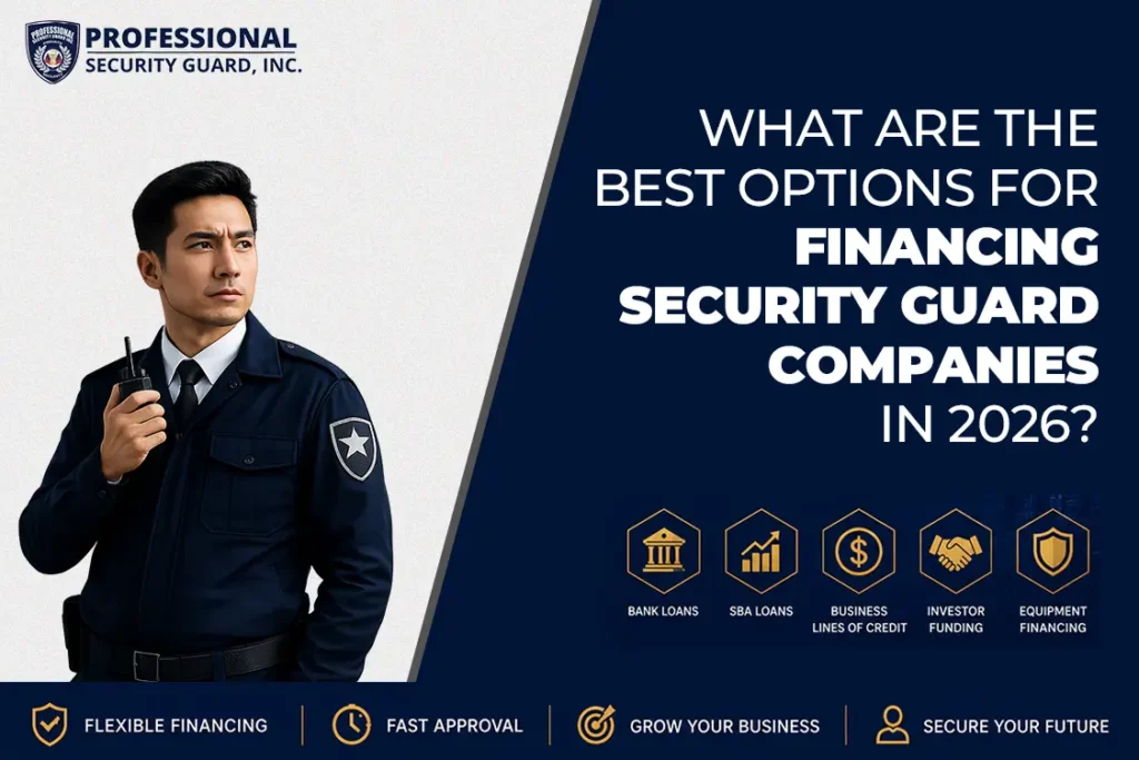 financing security guard companies