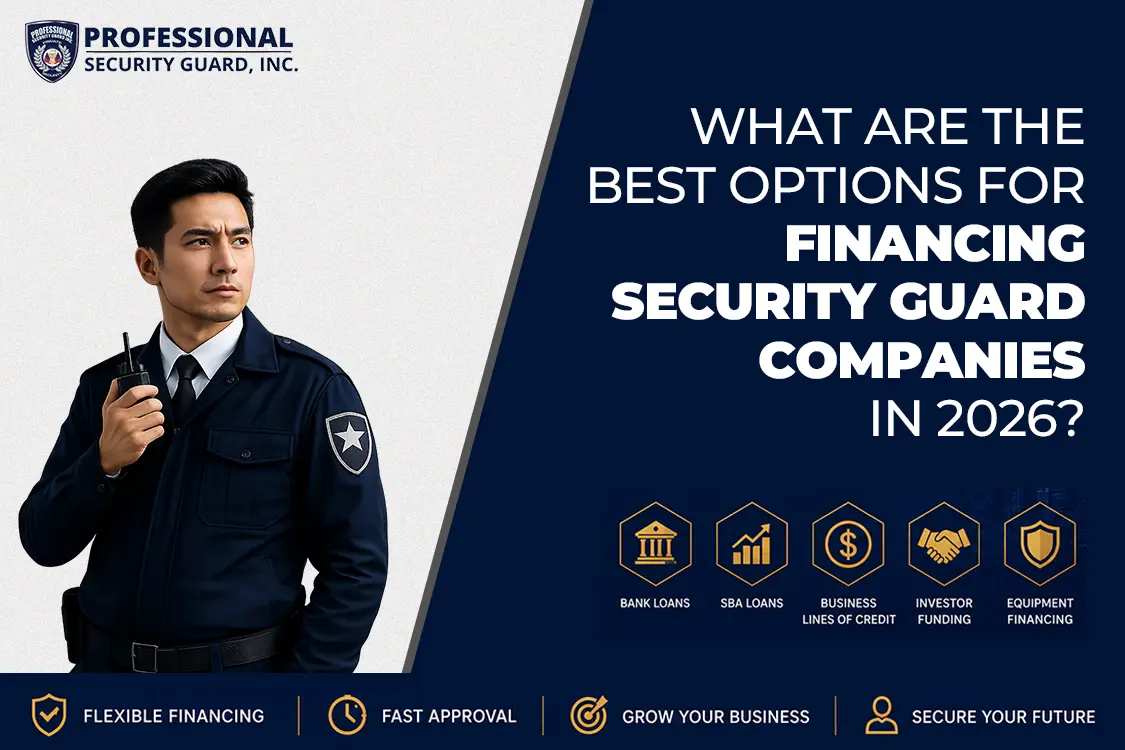 financing security guard companies